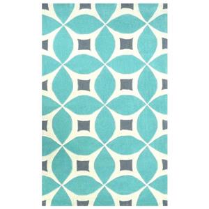 nuLOOM Barcelona 8-ft x 10-ft Rectangular Indoor Baby Blue Gabriela Area Rug