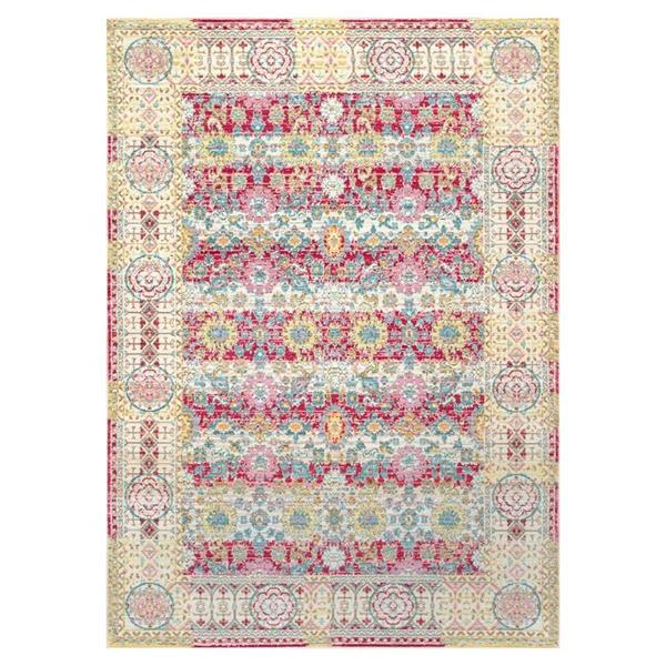 nuLOOM Modesto 3-ft x 8-ft Rectangular Cherry Pink Indoor Area Rug ...