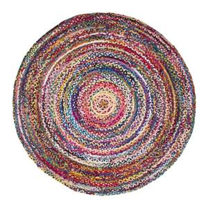 nuLOOM Tammara 6-ft x 6-ft Multi-Colored Round Indoor Handcrafted Area Rug