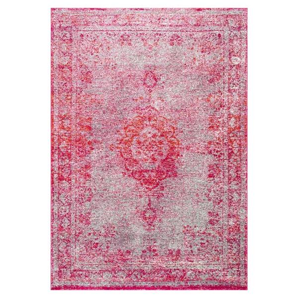 Tanja Rug Collection nuLOOM Tanja 5-ft x 8-ft Pink Rectangular Indoor Area Rug RZBD47C-5075 ...