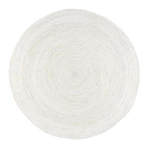 nuLOOM Rigo White Indoor Handcrafted Area Rug (Common: 6 x 6; Actual: 6-ft W x 6-ft L)