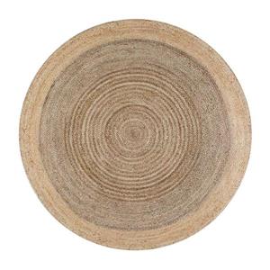 nuLOOM Eleonora 8-ft x 8-ft Gray Round Indoor Handcrafted Area Rug