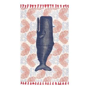 nuLOOM Thomas Paul 6-ft x 9-ft Red Rectangular Indoor Handcrafted Area Rug