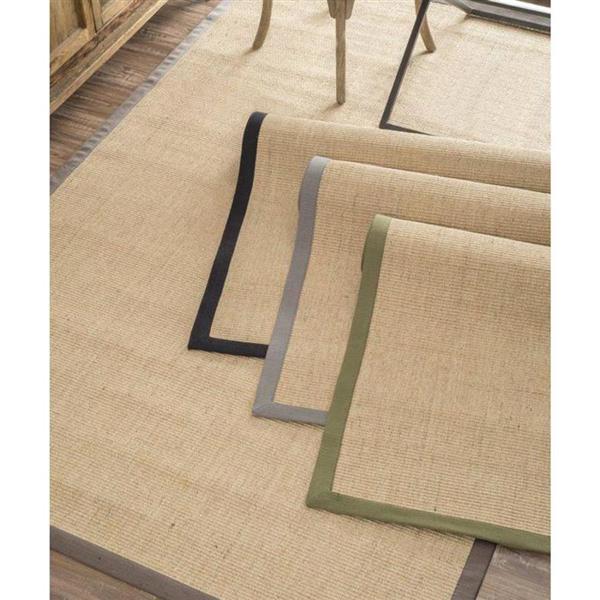 nuLOOM Natura 6ft x 9ft Rectangular Brown Indoor Area Rug ZHSS01E609