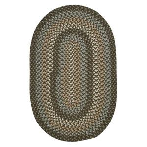 Colonial Mills Boston Common 5-ft x 8-ft Moss Green Oval Area Rug