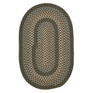 Colonial Mills Boston Common 8-ft x 11-ft Moss Green Oval Area Rug