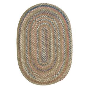 Colonial Mills Cedar Cove 8-ft x 11-ft Olive Oval Area Rug