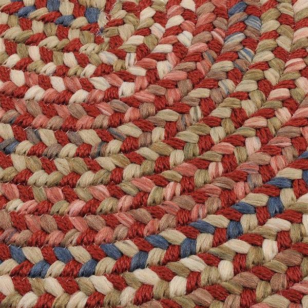 Colonial Mills Cedar Cove 2-ft x 12-ft Handcrafted Rust, Runner