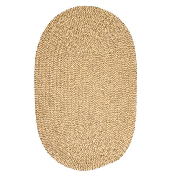 Colonial Mills Softex Check 8-ft Round Pale Banana Check Area Rug ...