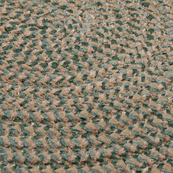 Colonial Mills Softex Check 8-ft x 11-ft Myrtle Green Check Area Rug