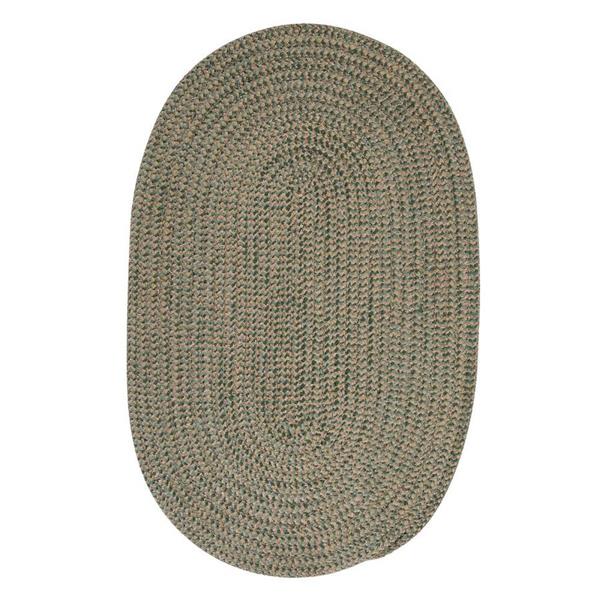 Colonial Mills Softex Check 8-ft x 11-ft Myrtle Green Check Area Rug