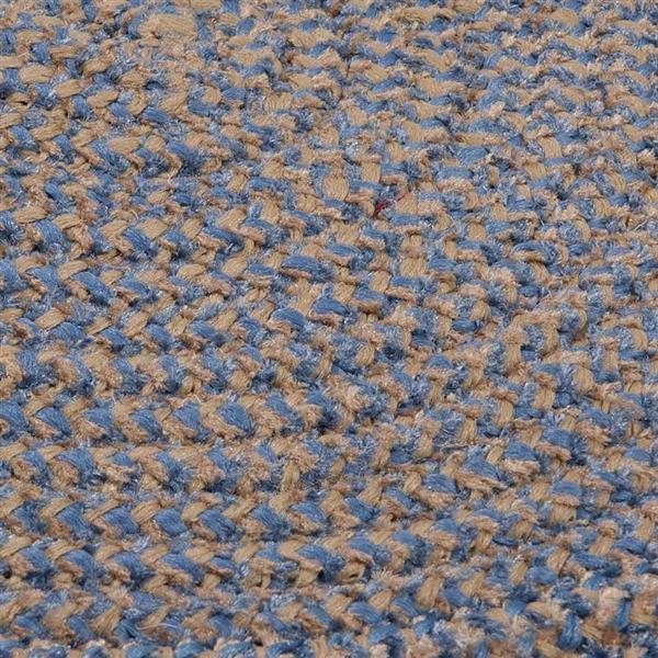 Colonial Mills Softex Check 2-ft x 10-ft Blue Ice Check Area Rug Runner