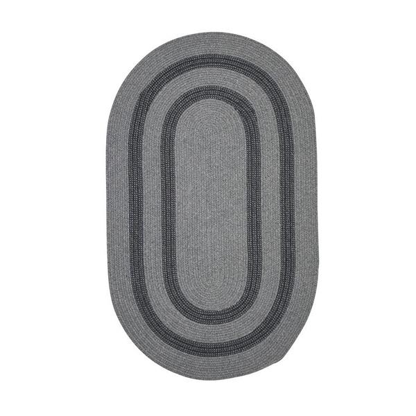 Colonial Mills Graywood 3-ft x 5-ft Gray Oval Area Rug