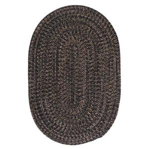 Colonial Mills Hayward 5-ft x 6-ft Black Round Indoor Area Rug