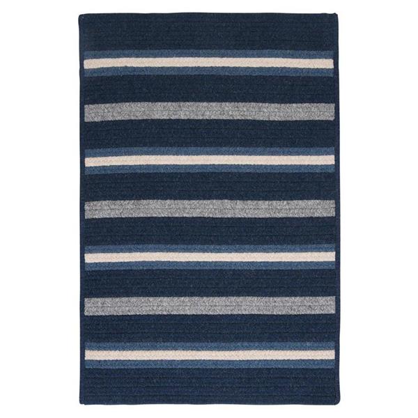 Colonial Mills Salisbury 4-ft x 6-ft Rectangular Indoor Navy Area Rug