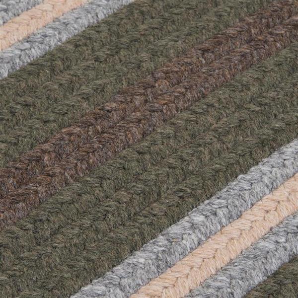 Colonial Mills Salisbury 6-ft x 6-ft Square Indoor Olive Area Rug