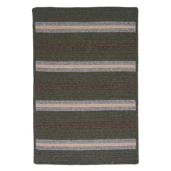 Colonial Mills Salisbury 6-ft x 6-ft Square Indoor Olive Area Rug