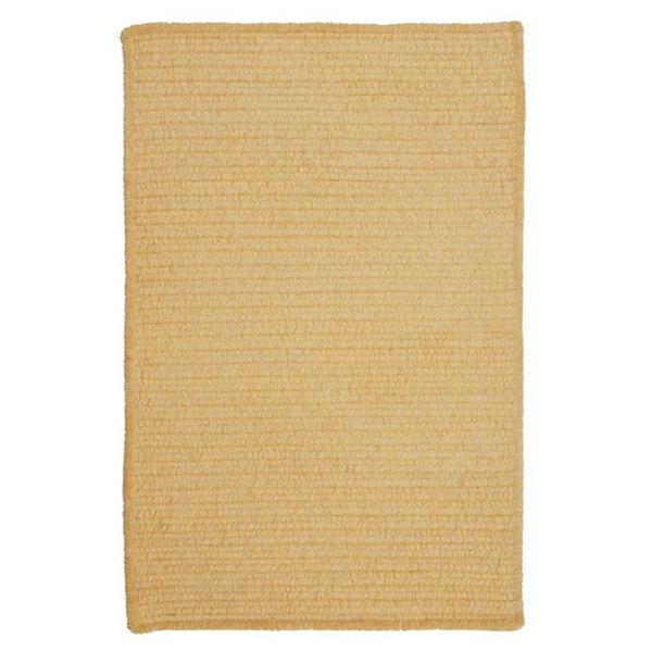 Colonial Mills Simple Chenille 2-ft x 8-ft Dandelion Indoor Handcrafted Runner