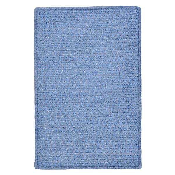 Colonial Mills Simple Chenille 4-ft x 4-ft Petal Blue Square Area Rug