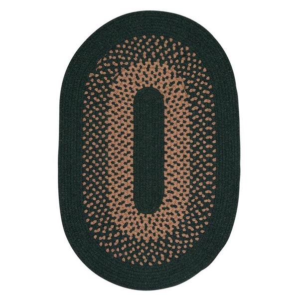 Colonial Mills Madison 6-ft Handcrafted Alpine Green Indoor Round Area ...