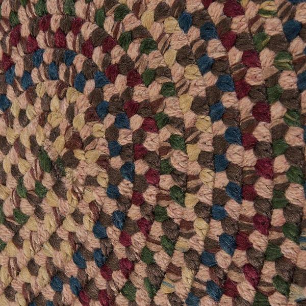 Colonial Mills Midnight 5-ft x 8-ft Mocha Oval