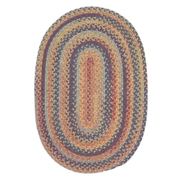 Colonial Mills Rustica 4-ft Floral Burst Round Area Rug