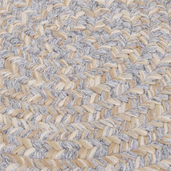 Colonial Mills Tremont 7-ft x 9-ft Gray Handcrafted Area Rug