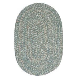 Colonial Mills Tremont 4-ft x 6-ft Teal Oval Area Rug