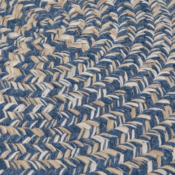 Colonial Mills Tremont 2-ft x 12-ft Handcrafted Denim Oval Runner