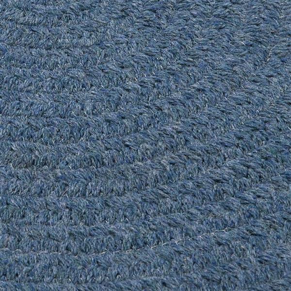 Colonial Mills Bristol 4-ft x 6-ft Federal Blue Oval Area Rug