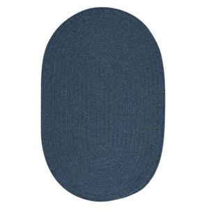 Colonial Mills Bristol 4-ft x 6-ft Federal Blue Oval Area Rug