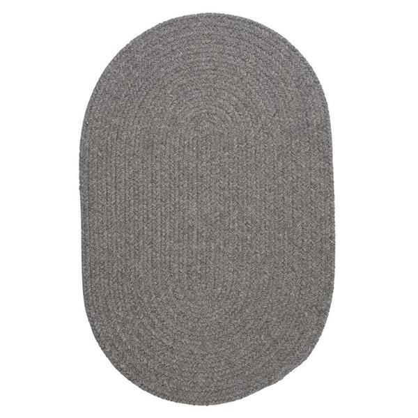 Colonial Mills Bristol 2-ft x 12-ft Rectangular Indoor Gray Area Rug Runner