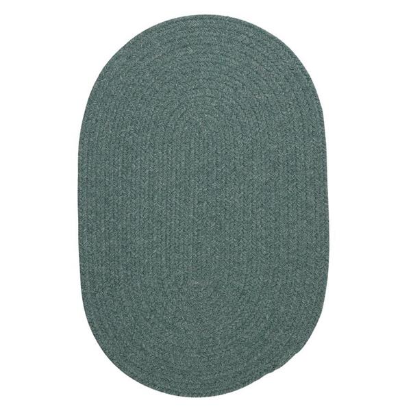 Colonial Mills Bristol 8-ft Round Teal Area Rug