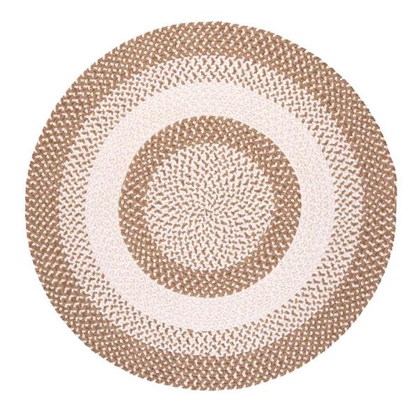Colonial Mills Blokburst 4-ft Round Natural Wonder Area Rug