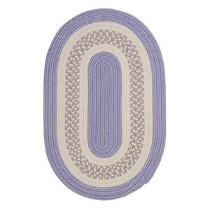 Colonial Mills Flowers Bay 7-ft x 9-ft Purple Oval Area Rug