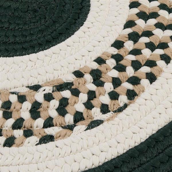 Colonial Mills Flowers Bay Area Rug, Dark Green