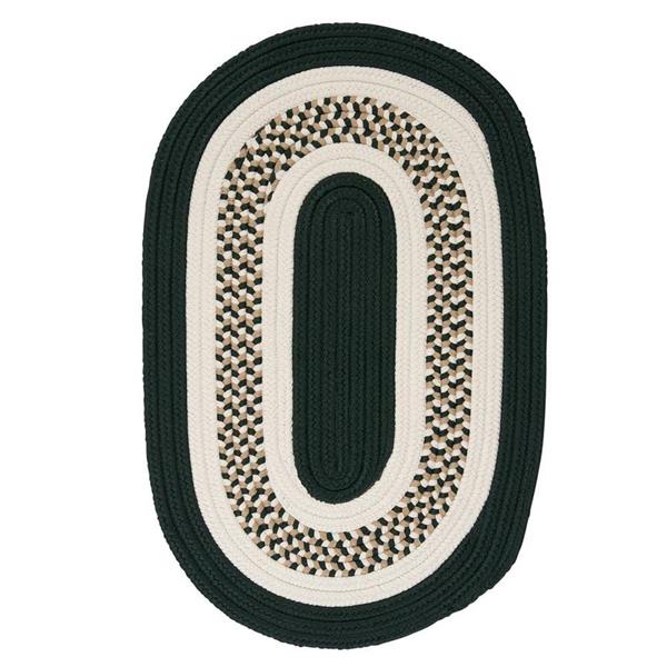 Colonial Mills Flowers Bay Area Rug, Dark Green