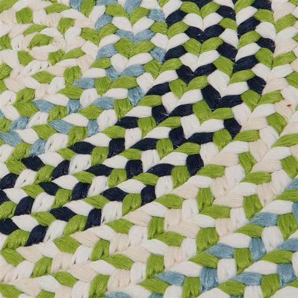 Colonial Mills Carousel 4-ft Neon Navy Round Area Rug