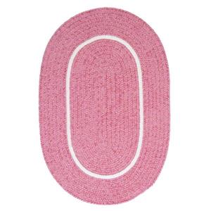 Colonial Mills Silhouette 2-ft x 8-ft Oval Runner Indoor Pink Area Rug