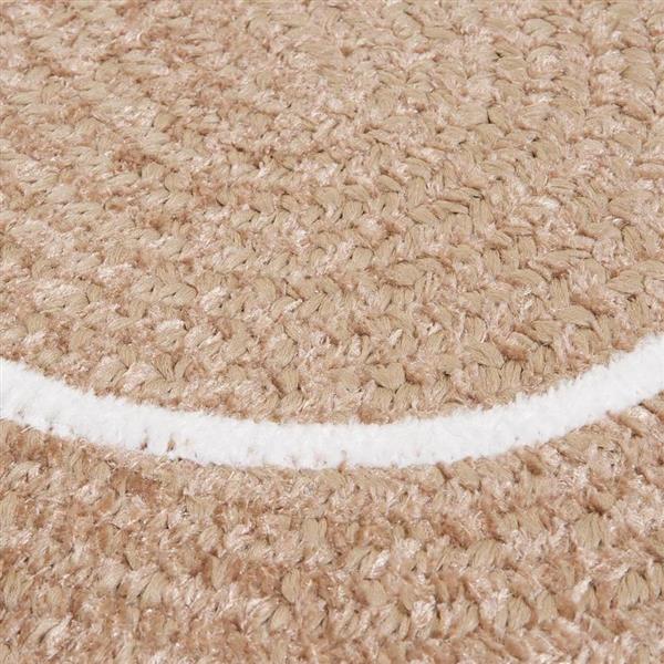 Colonial Mills Silhouette 3-ft x 5-ft Oval Runner Indoor Sand Area Rug