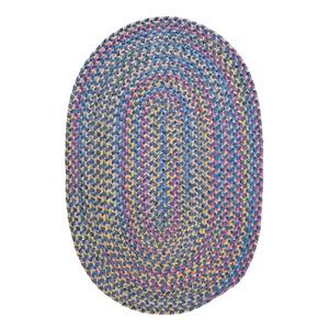 Colonial Mills Botanical Isle 2-ft x 12-ft Oasis Blue Area Rug Runner