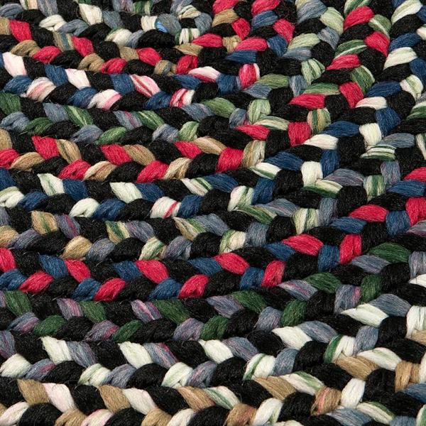 Colonial Mills Chestnut Knoll 2-ft x 10-ft Black Satin Runner