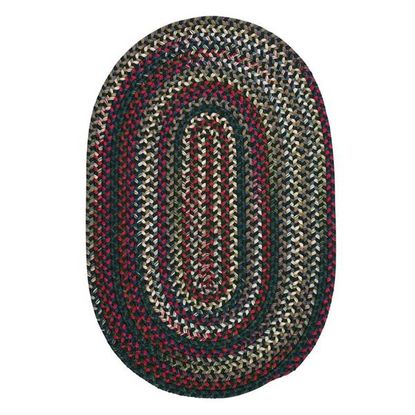 Colonial Mills Chestnut Knoll 2-ft x 12-ft Thyme Green Runner