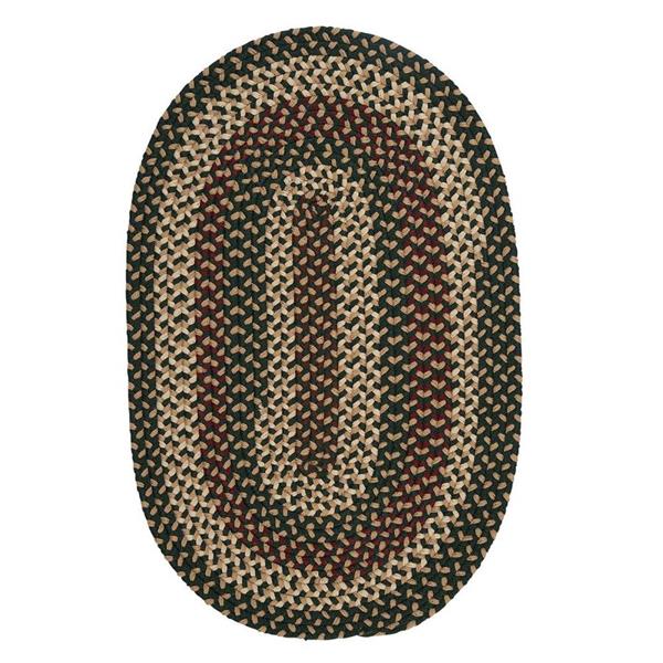 Colonial Mills Brook Farm 3-ft x 5-ft Winter Green Oval Area Rug