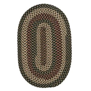 Colonial Mills Brook Farm 4-ft x 6-ft Winter Green Oval Area Rug