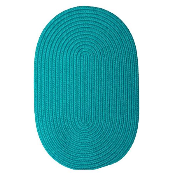 Colonial Mills Boca Raton 5-ft x 8-ft Turquoise Oval Area Rug