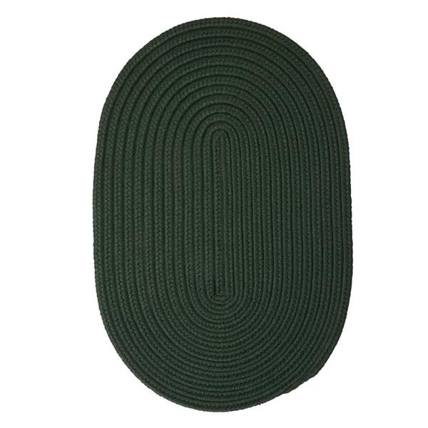 Colonial Mills Boca Raton 2-ft x 8-ft Dark Green Camerum Area Rug