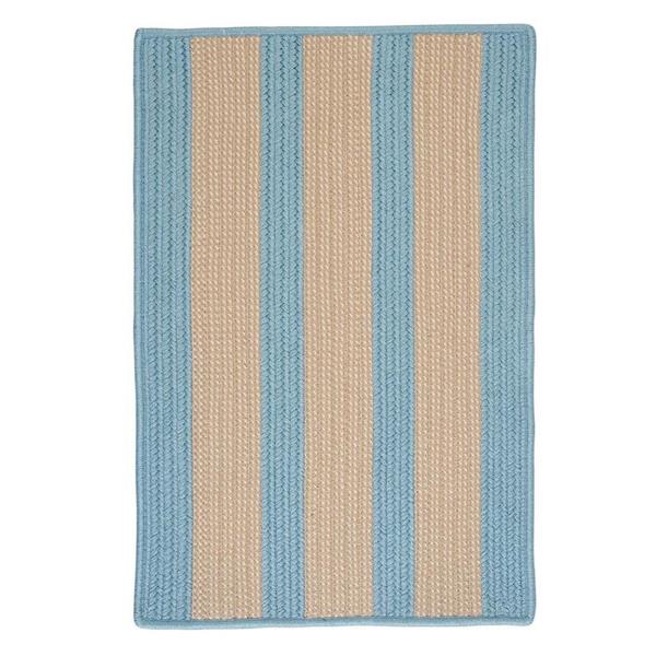 Colonial Mills Boat House 4-ft x 4-ft Light Blue Area Rug