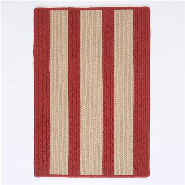 Colonial Mills Boat House 2-ft x 6-ft Rust Red Area Rug