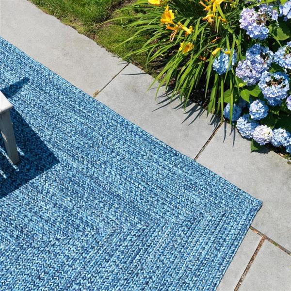 Colonial Mills Catalina 2-ft x 10-ft Blue Wave Area Rug Runner